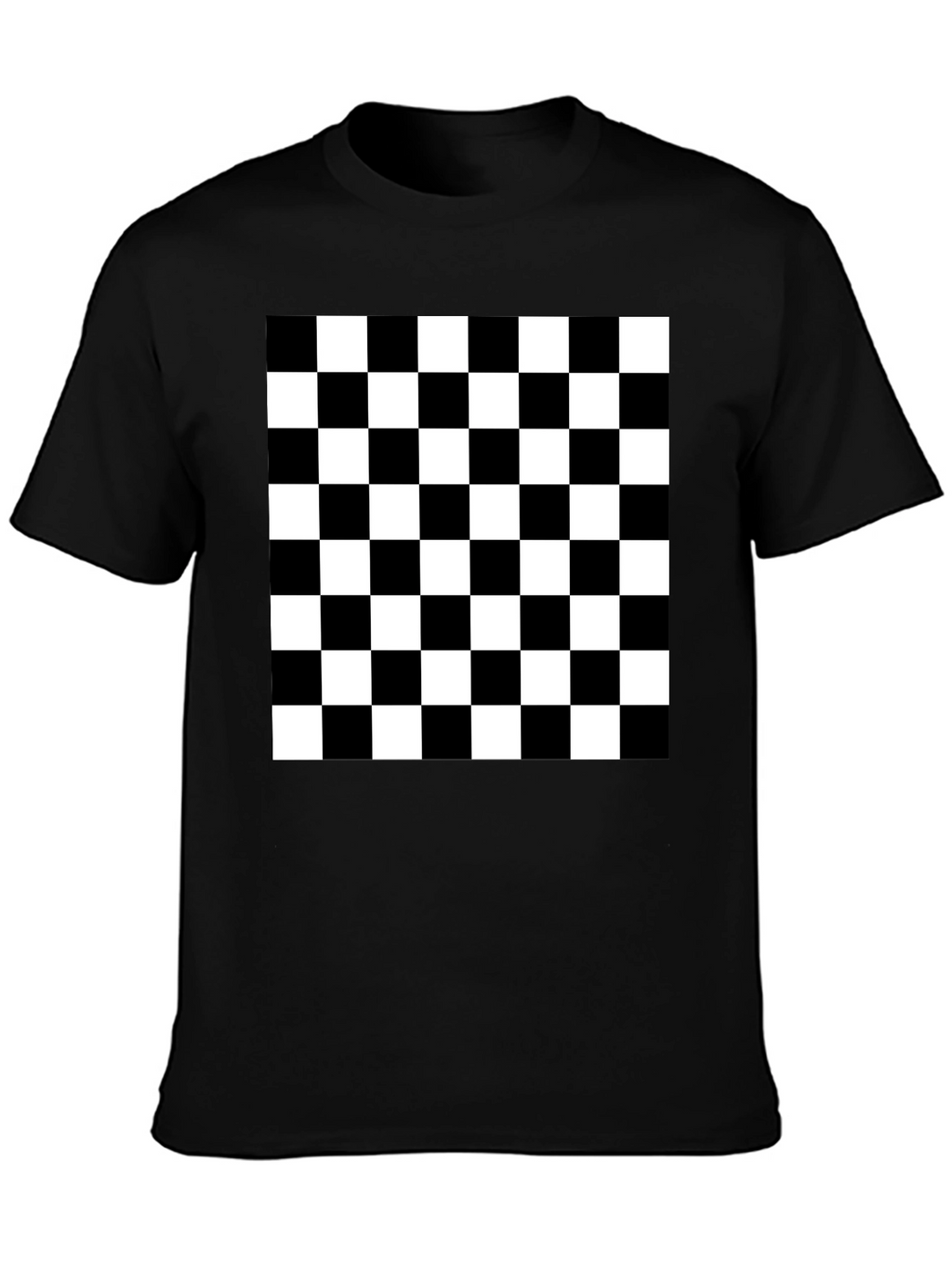 Black and White Checkerboard T-Shirt
