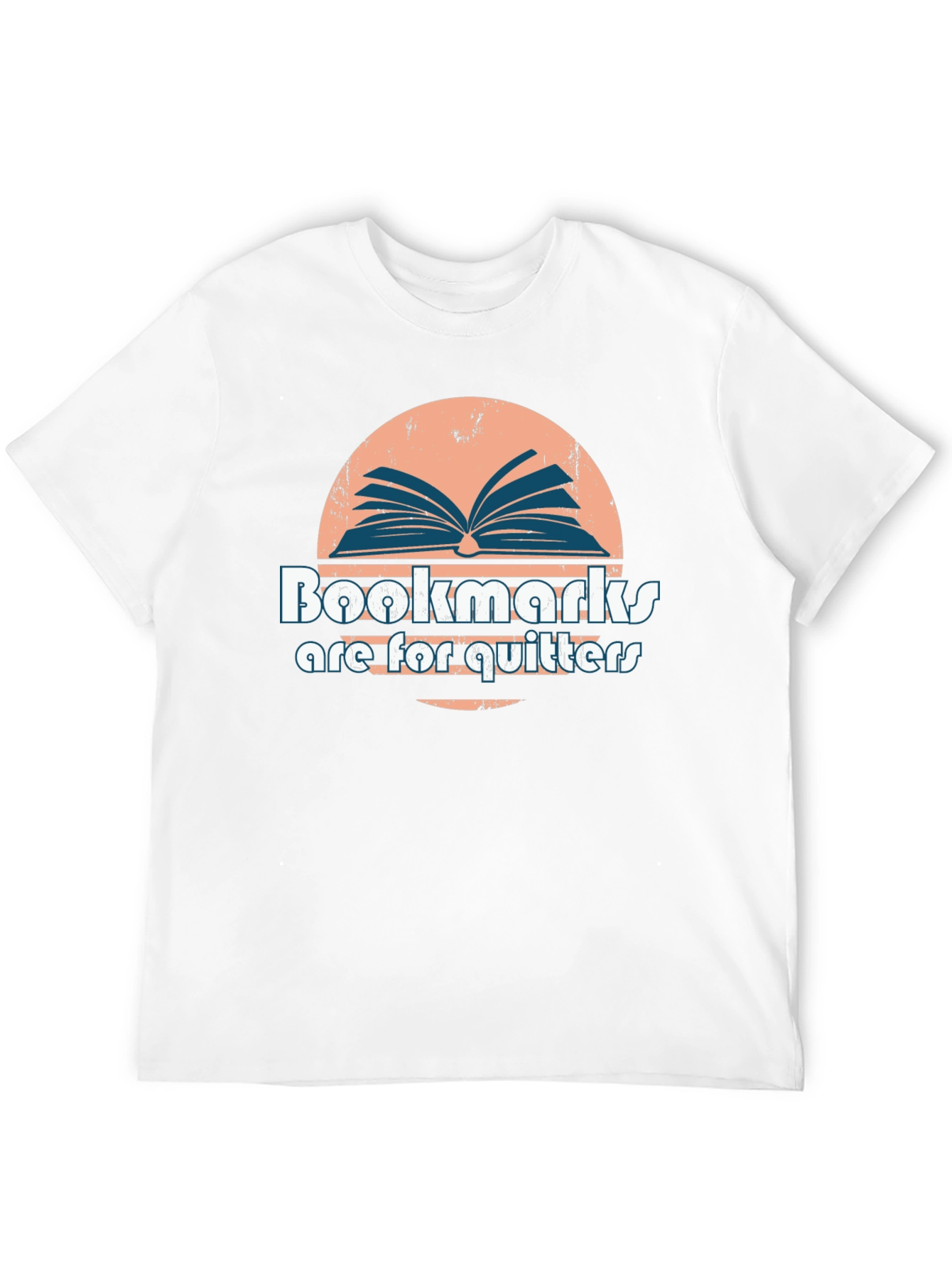 Bookmarks Are For Quitters Black T-Shirt