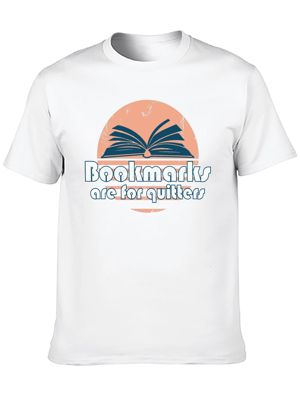 Bookmarks Are For Quitters Black T-Shirt