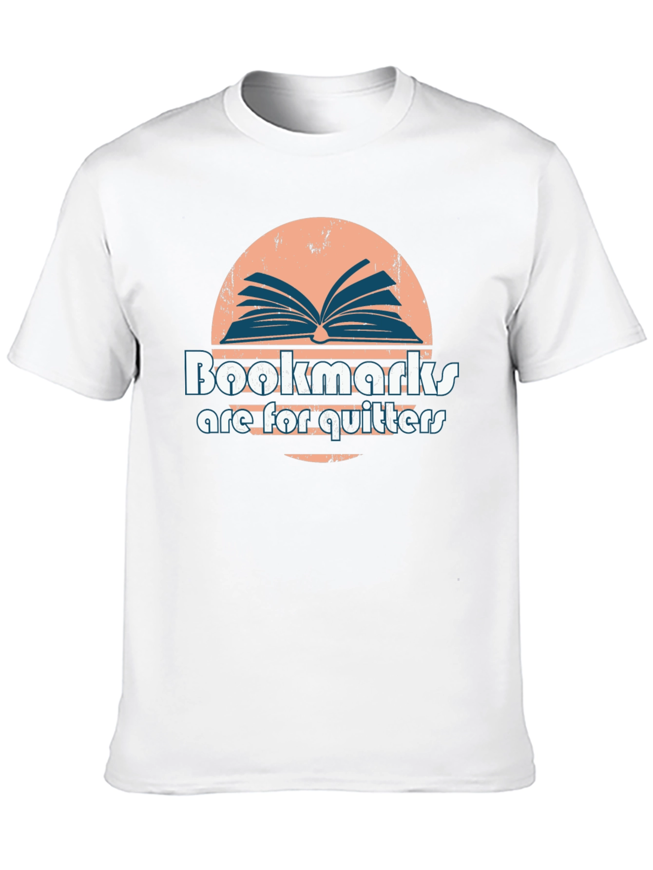 Bookmarks Are For Quitters Black T-Shirt