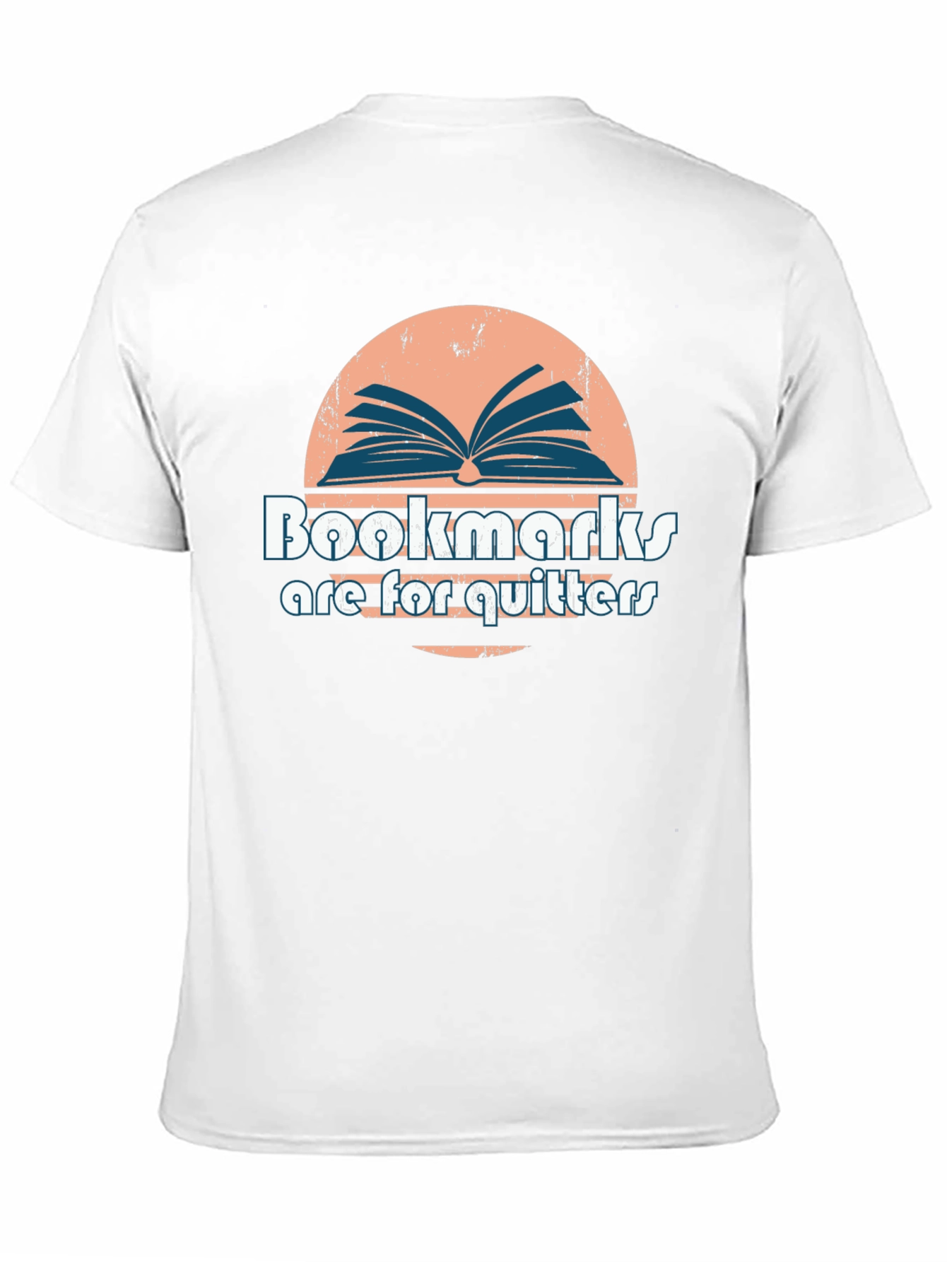 Bookmarks Are For Quitters Black T-Shirt