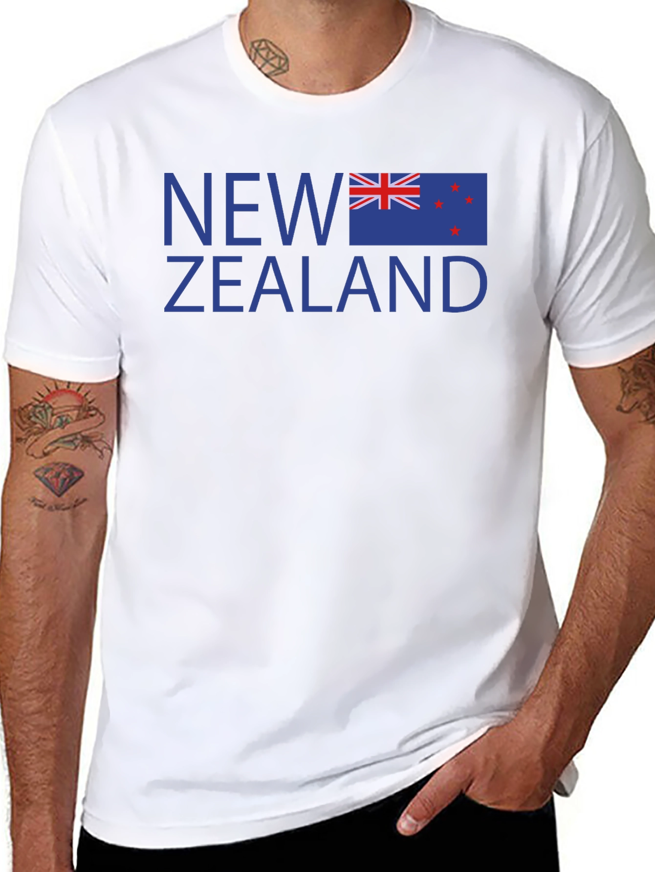New Zealand Flag Graphic T-Shirt