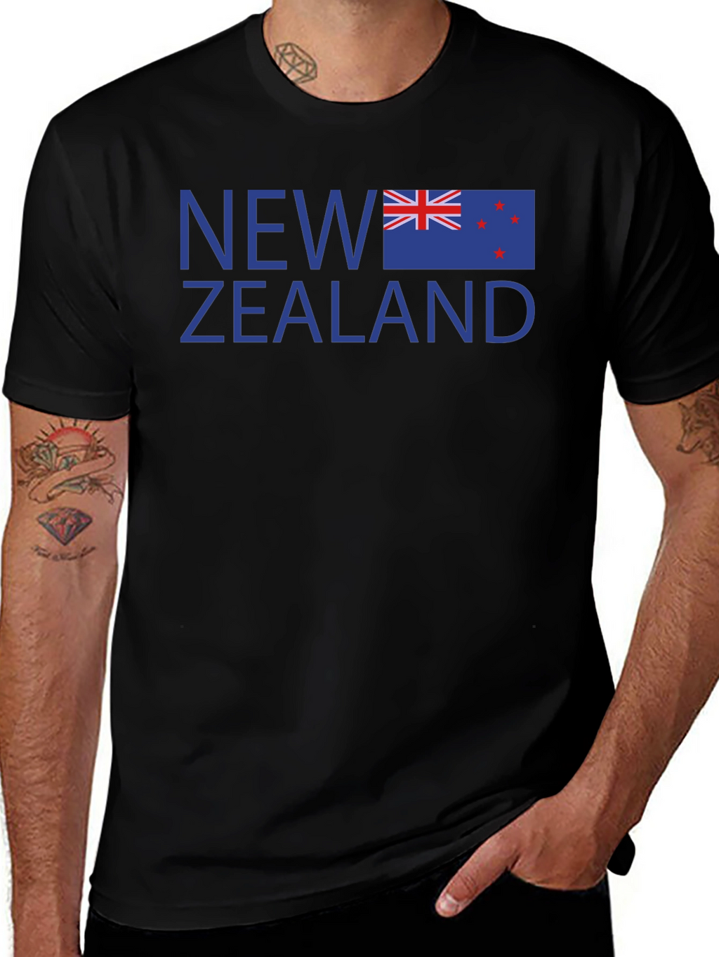New Zealand Flag Graphic T-Shirt