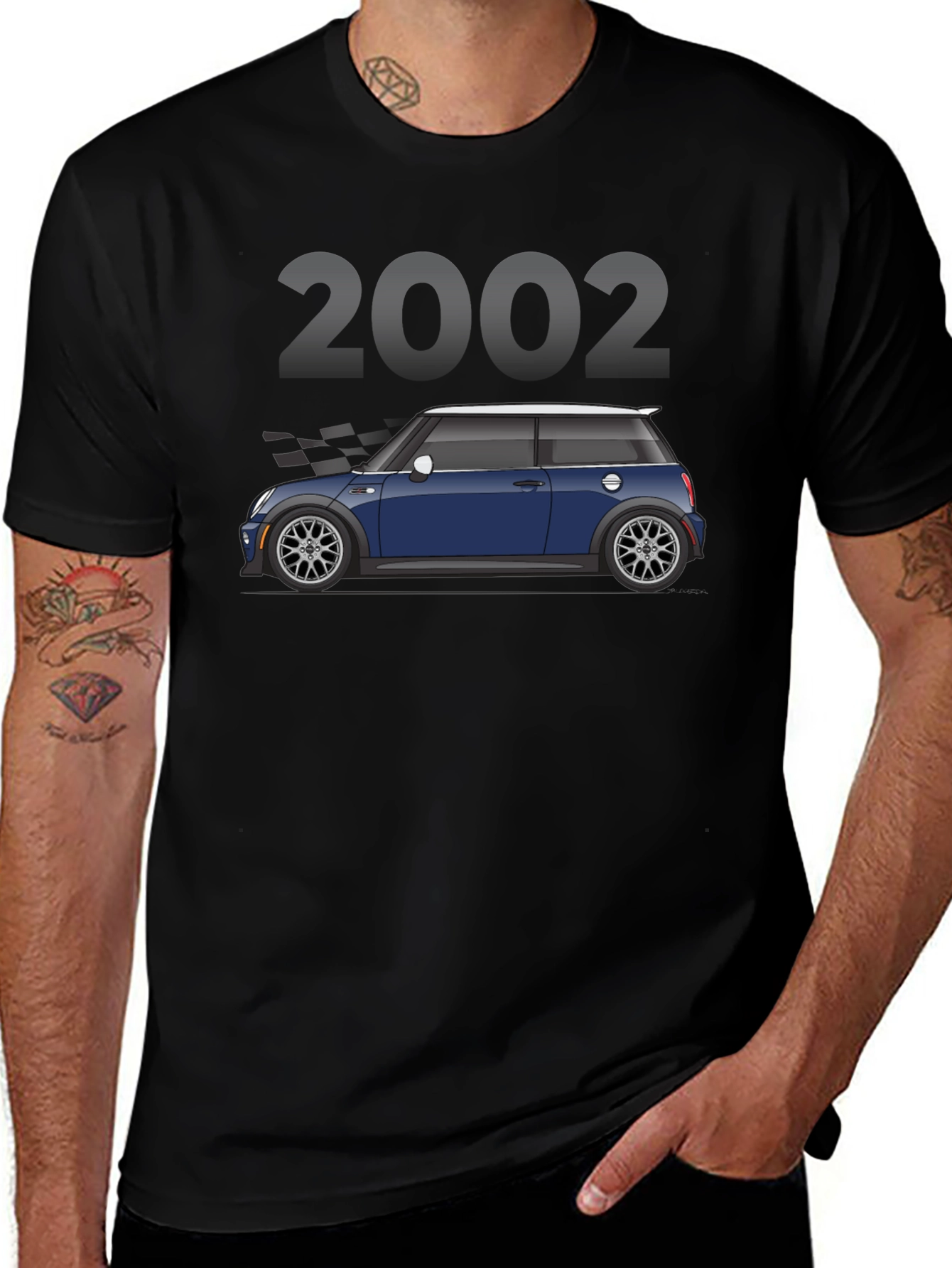 2002 Mini Cooper T-Shirt - Automotive Enthusiast Apparel