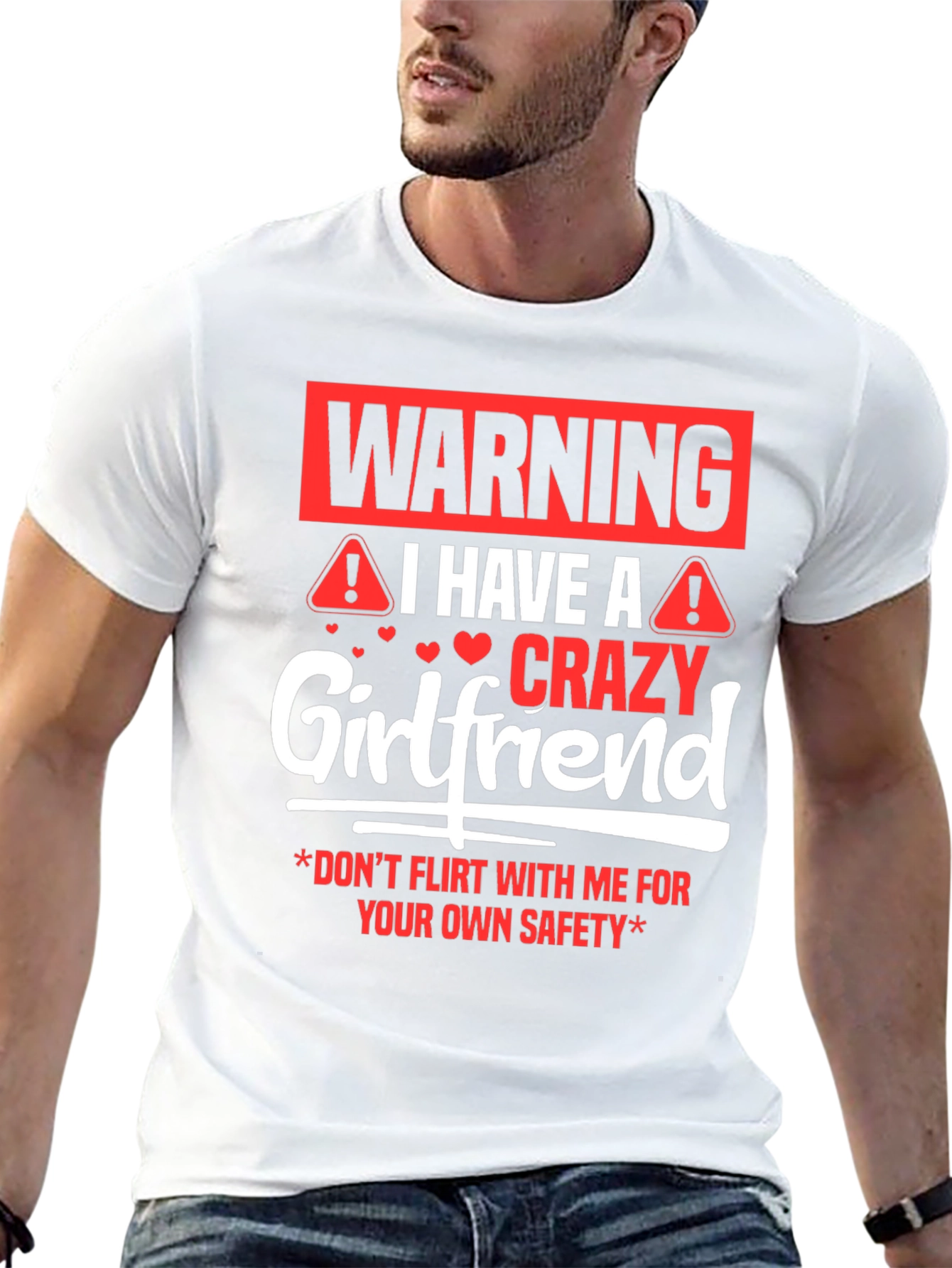 Warning Crazy Girlfriend Graphic Tee
