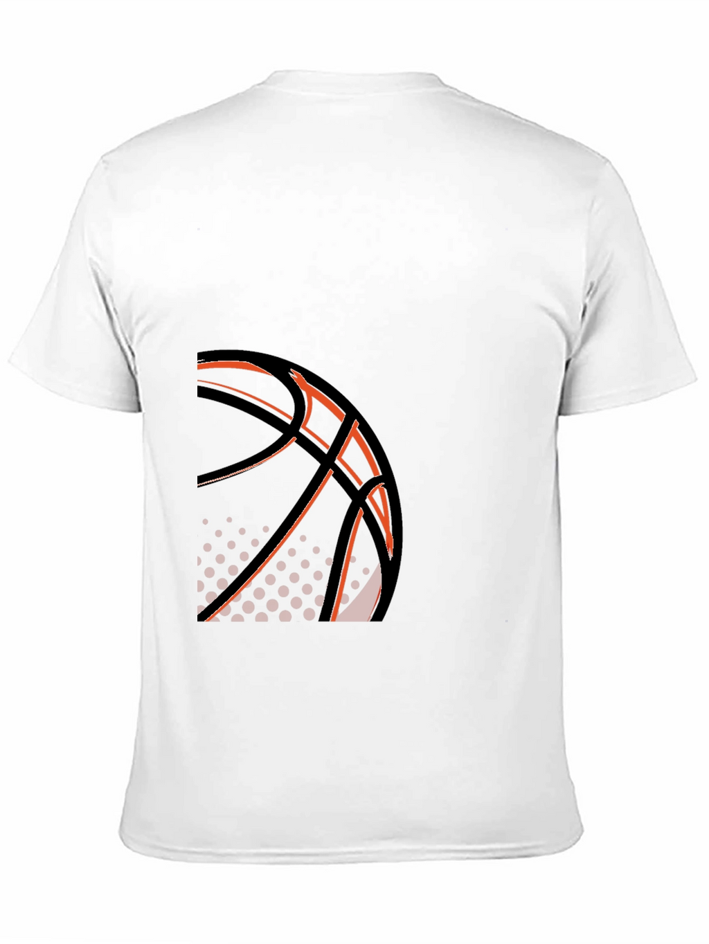 Basketball Graphic Tee - Stylish Black T-Shirt