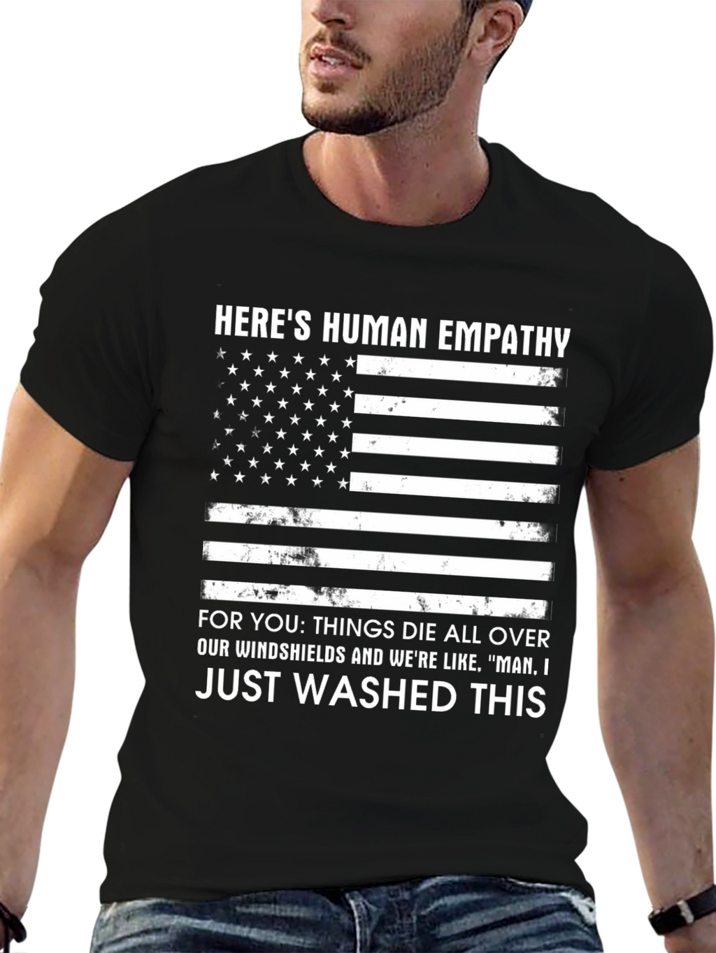 Human Empathy Flag Graphic T-Shirt