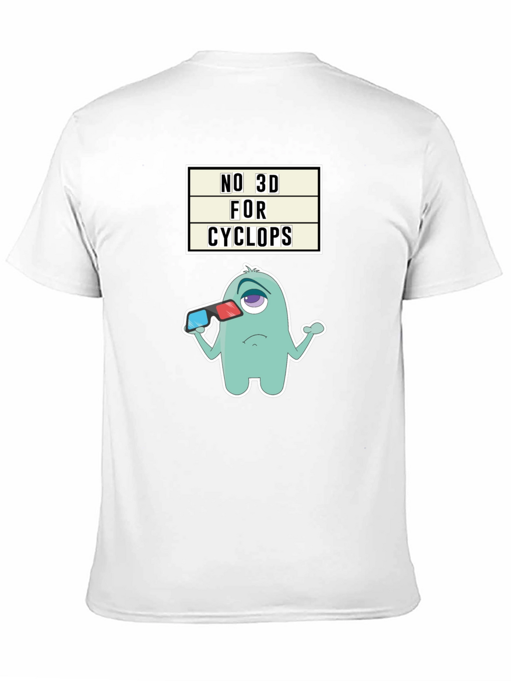 Cyclops 3D Humor T-Shirt
