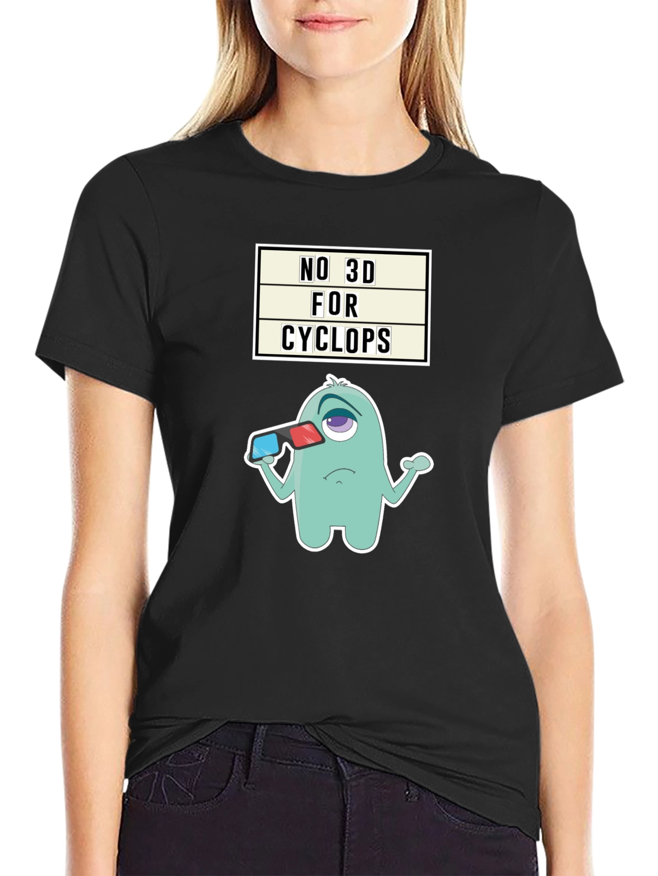 Cyclops 3D Humor T-Shirt