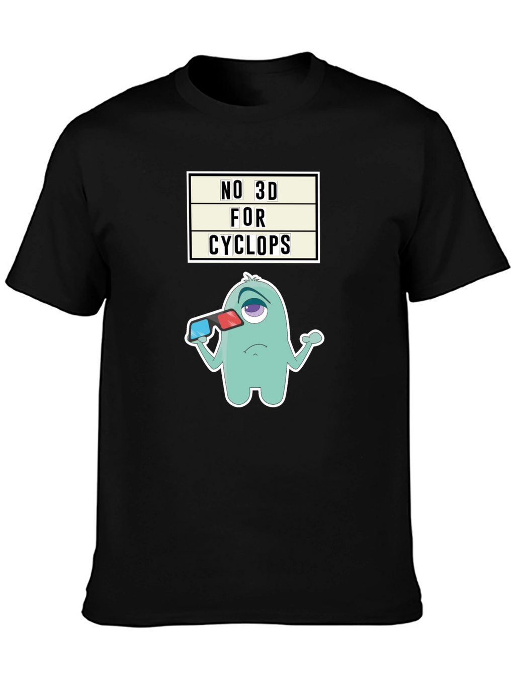 Cyclops 3D Humor T-Shirt