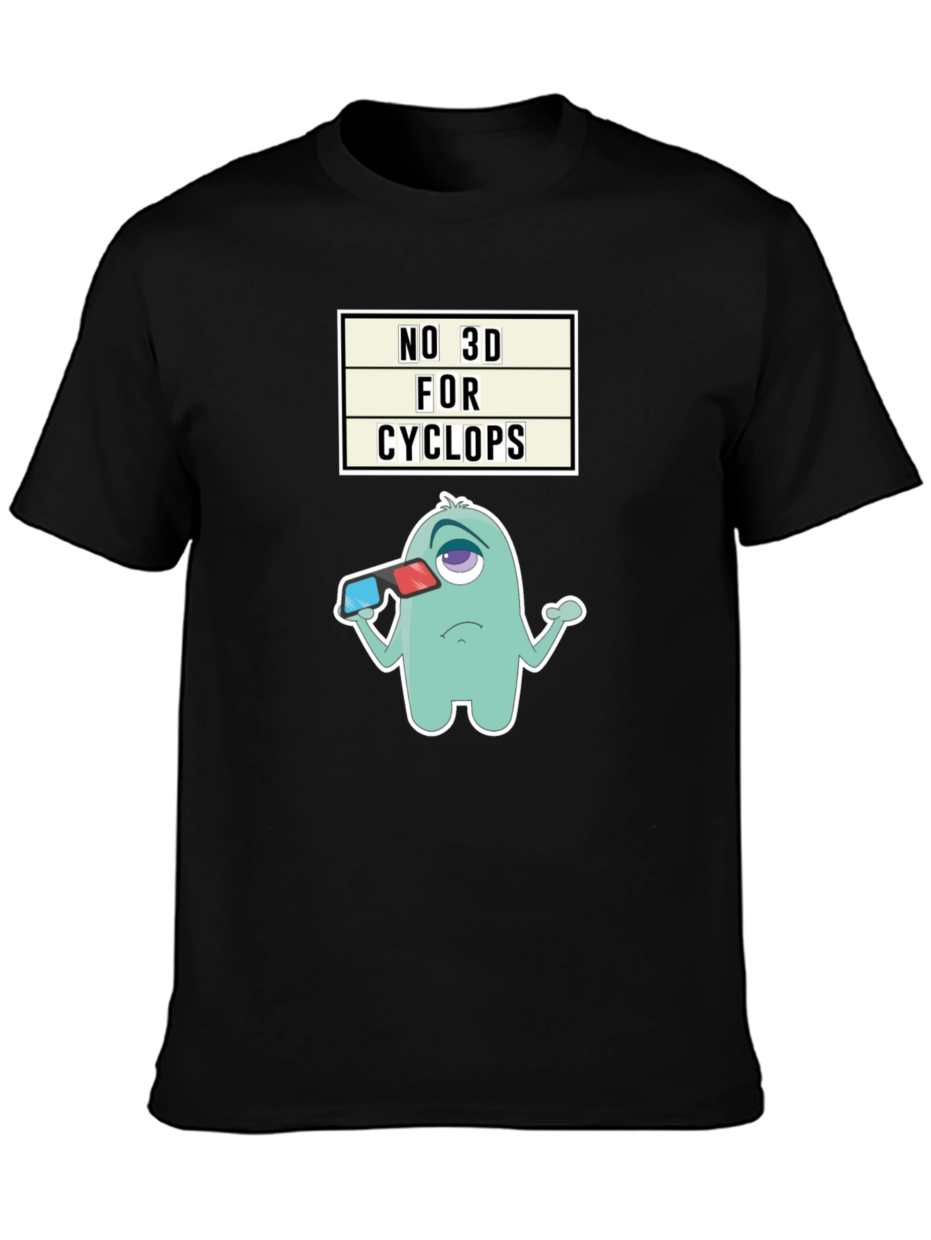 Cyclops 3D Humor T-Shirt