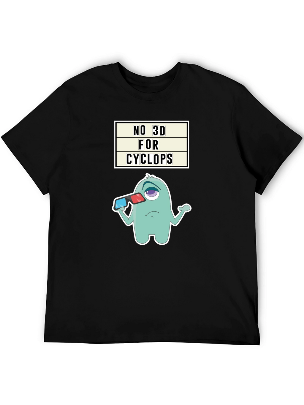 Cyclops 3D Humor T-Shirt