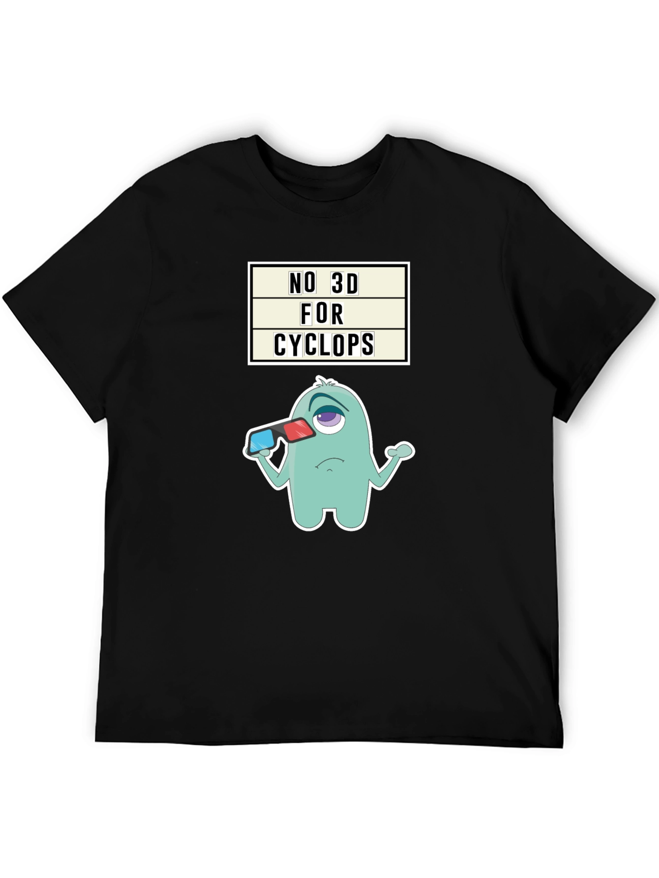 Cyclops 3D Humor T-Shirt