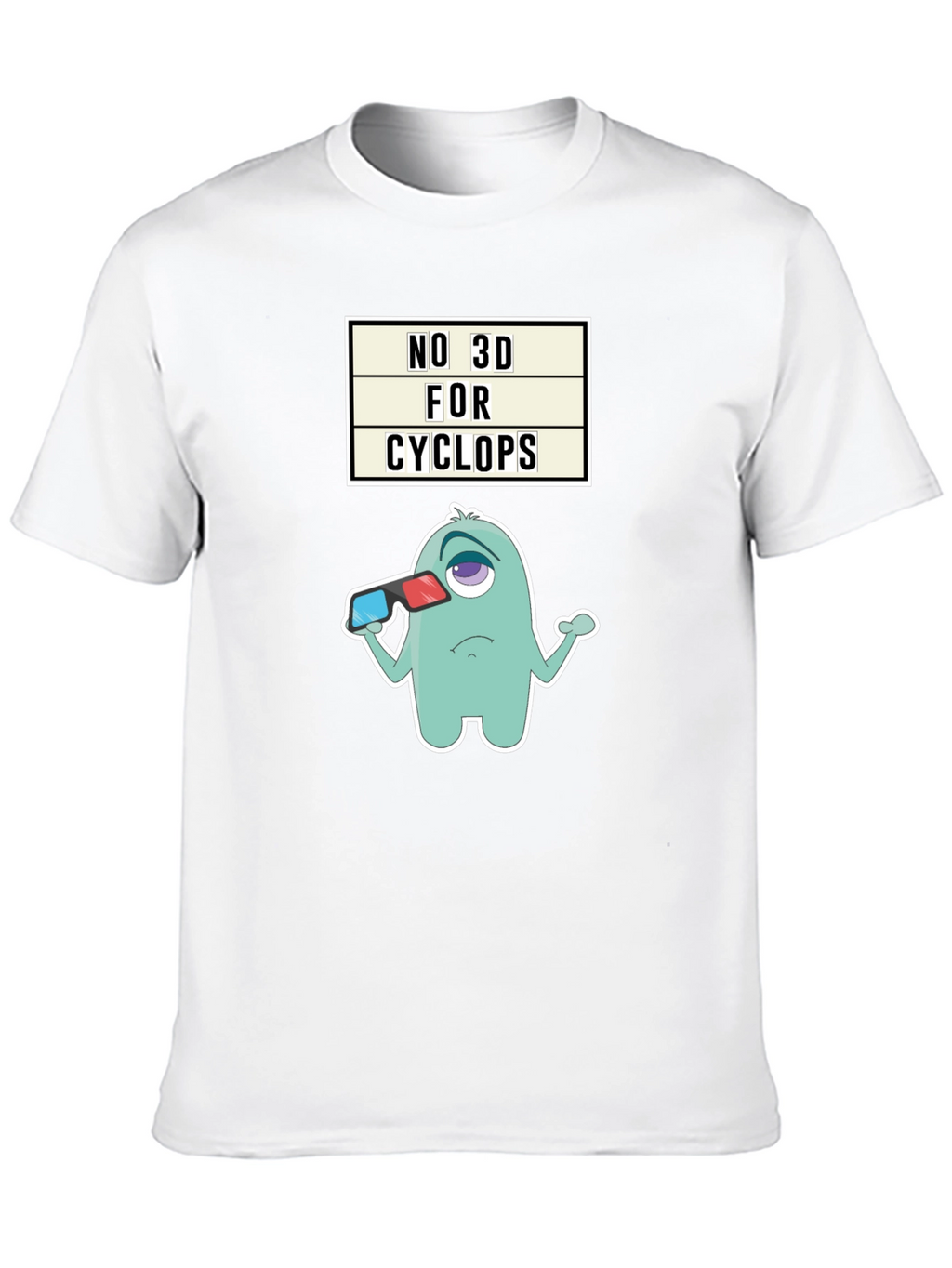 Cyclops 3D Humor T-Shirt