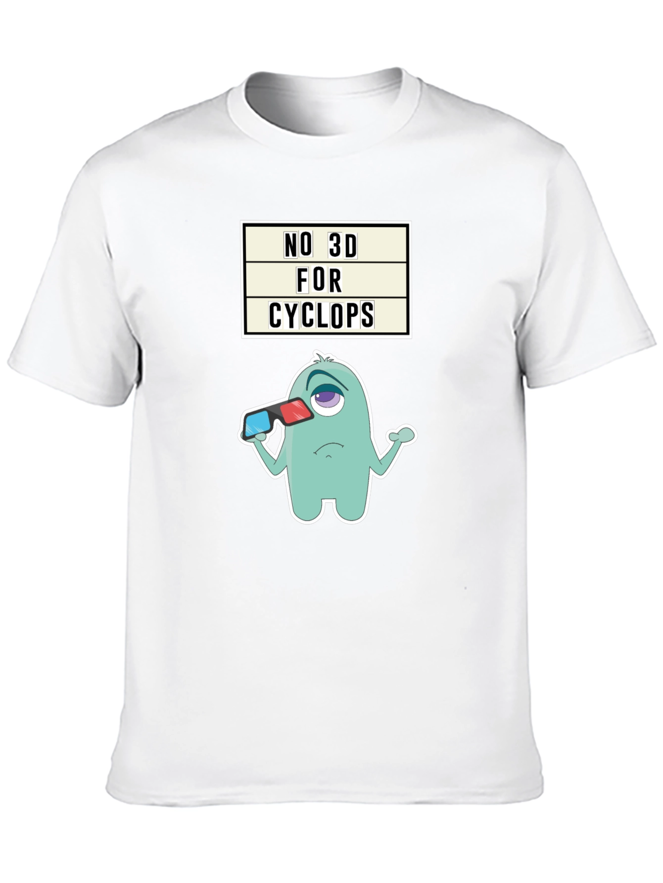 Cyclops 3D Humor T-Shirt