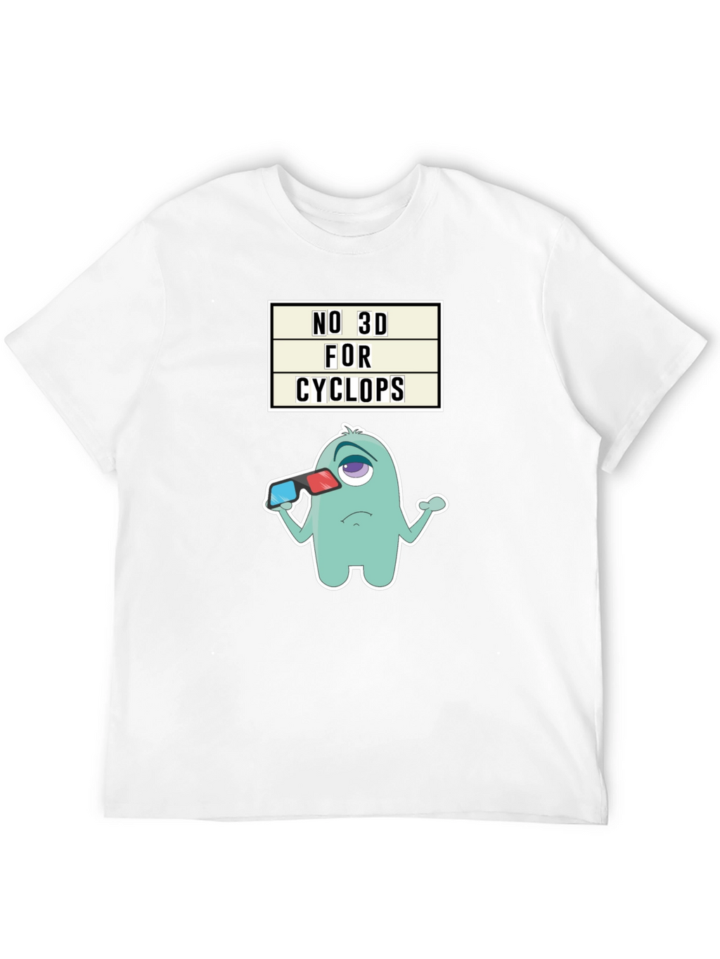 Cyclops 3D Humor T-Shirt