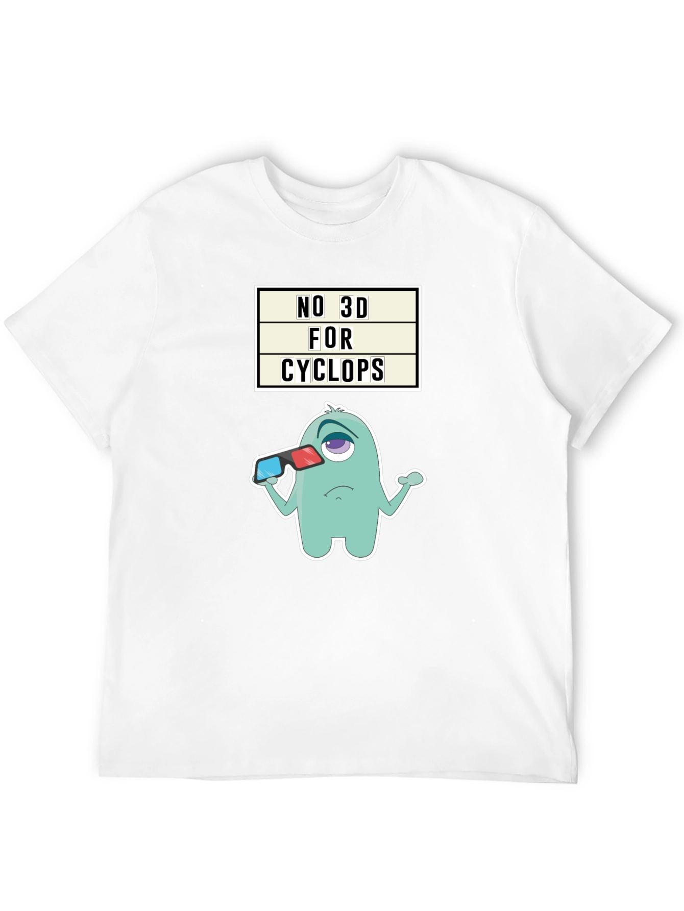 Cyclops 3D Humor T-Shirt