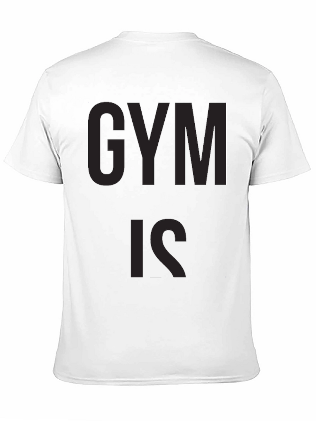 Black Gym Is Graphic Tee for Men