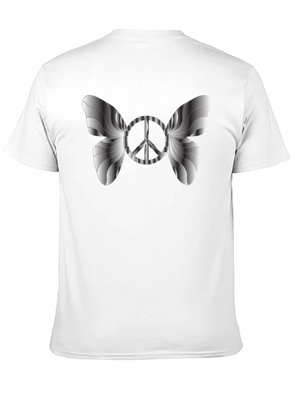 Peace Sign Butterfly Graphic Tee