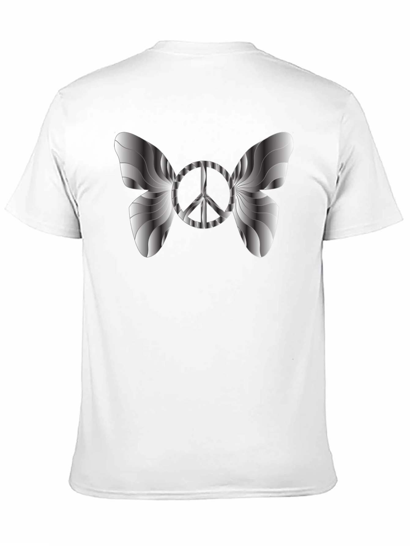Peace Sign Butterfly Graphic Tee