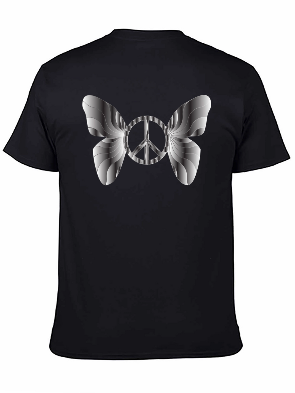 Peace Sign Butterfly Graphic Tee
