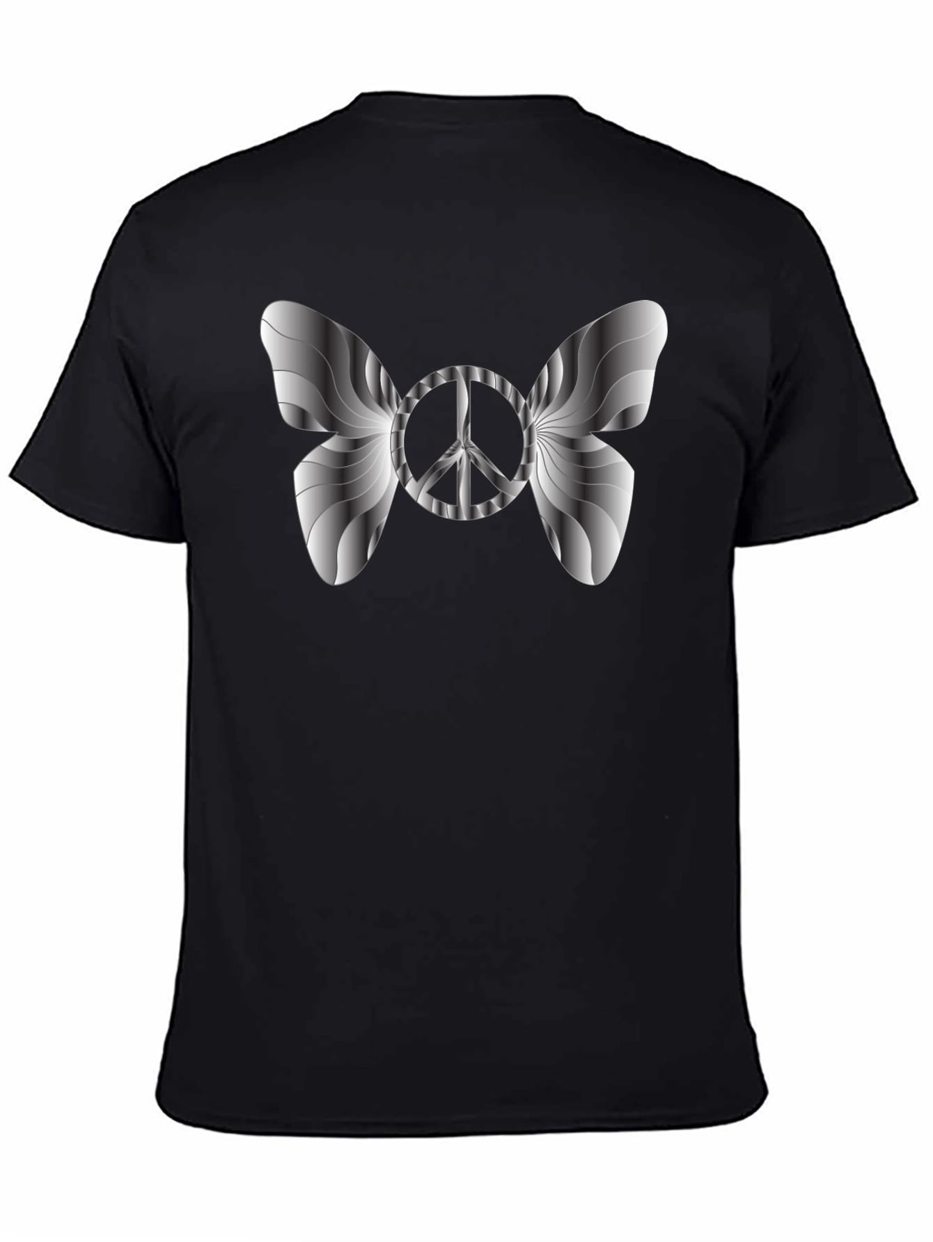 Peace Sign Butterfly Graphic Tee