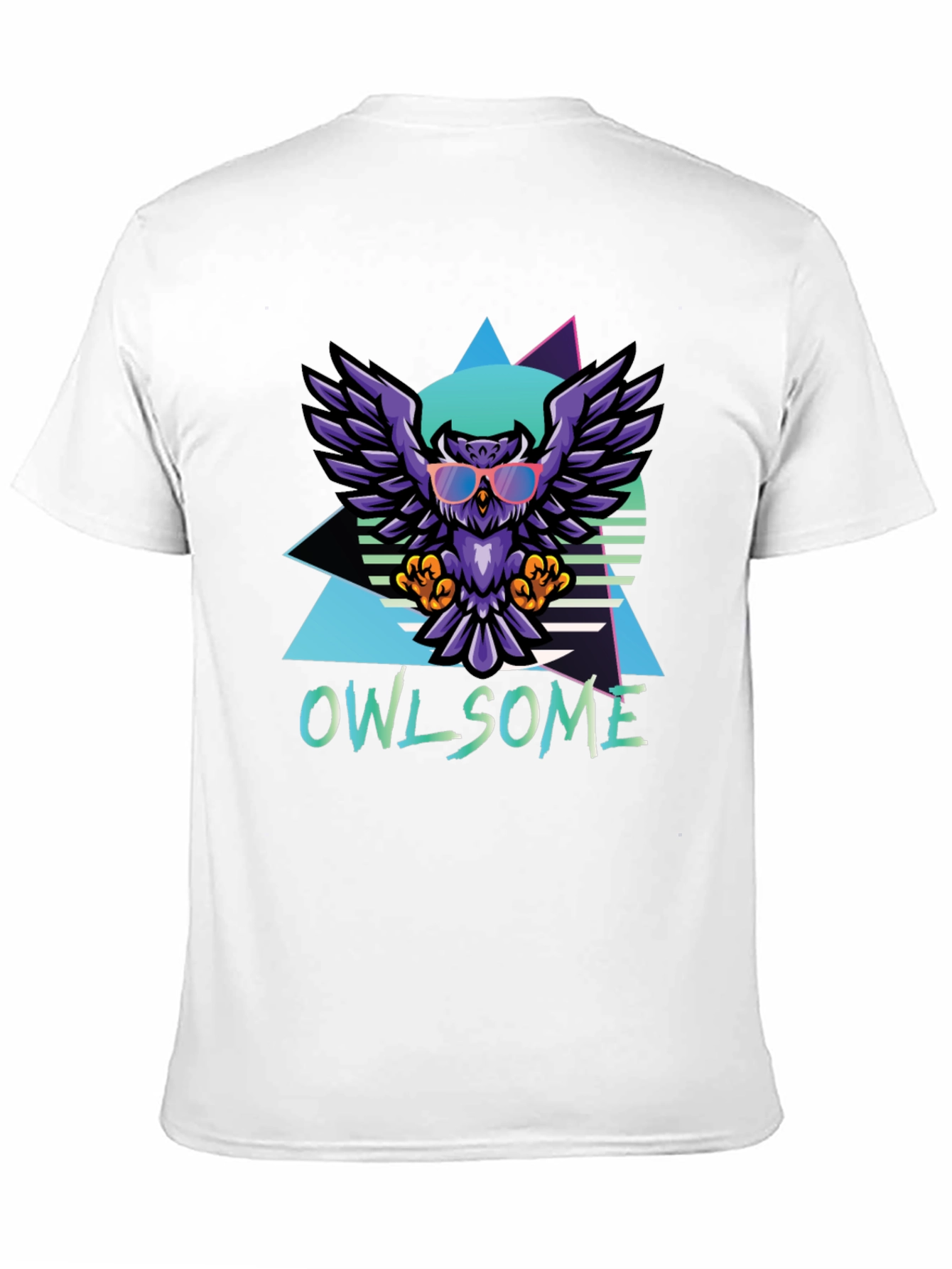 Owlsome Graphic Tee - Retro Style