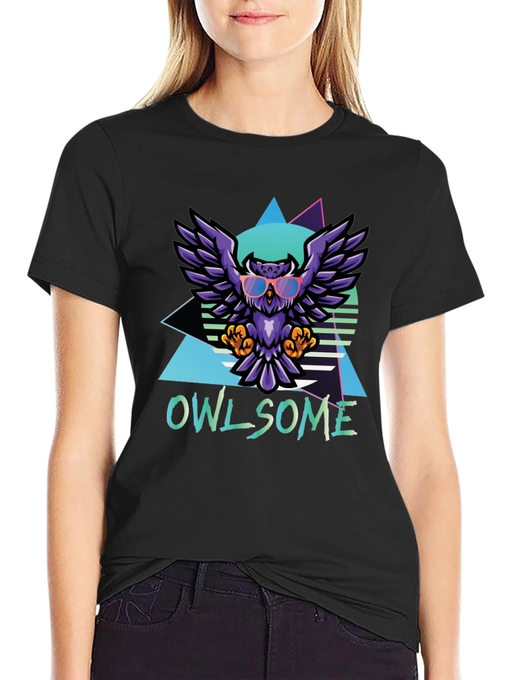 Owlsome Graphic Tee - Retro Style