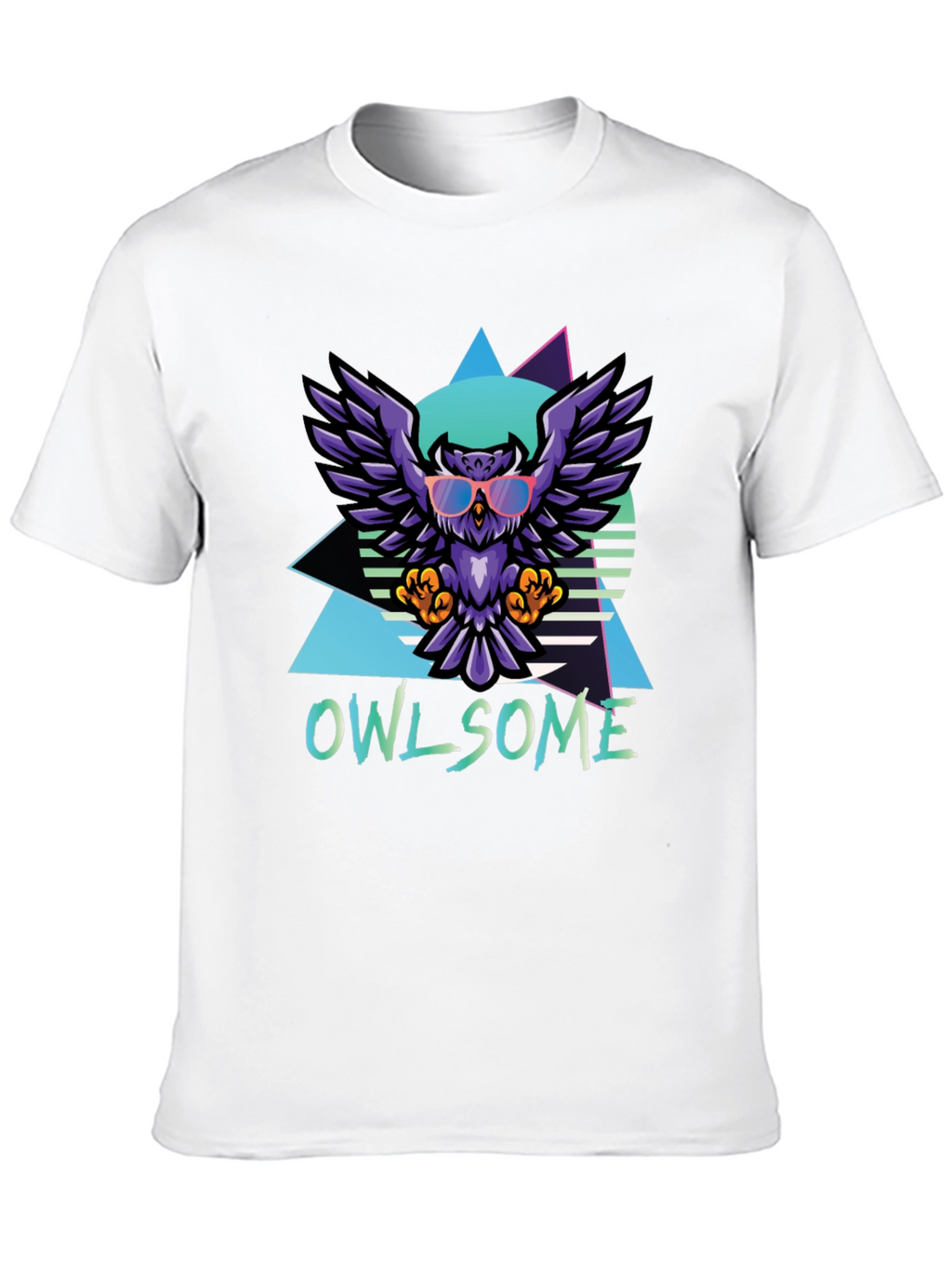 Owlsome Graphic Tee - Retro Style