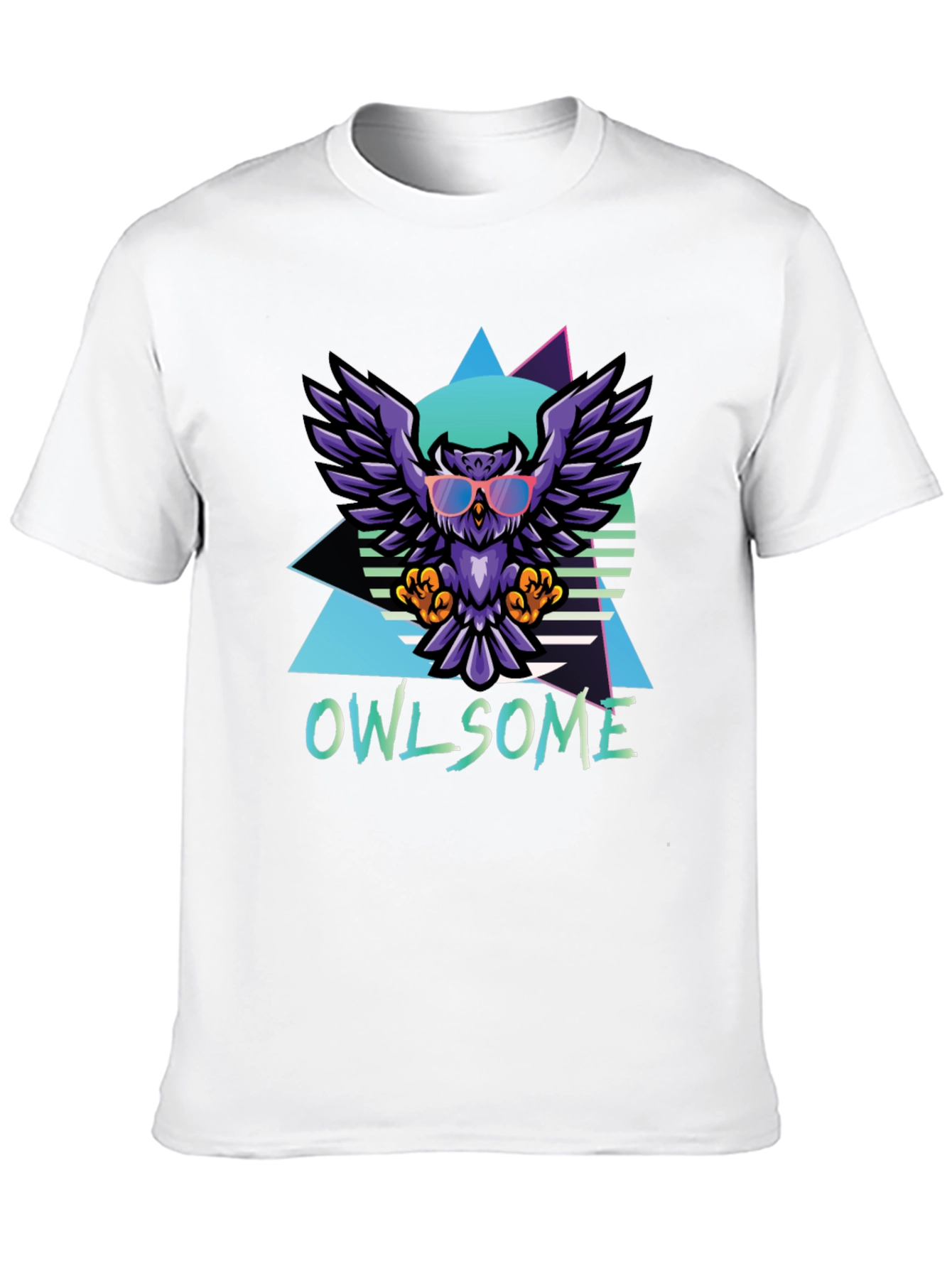 Owlsome Graphic Tee - Retro Style