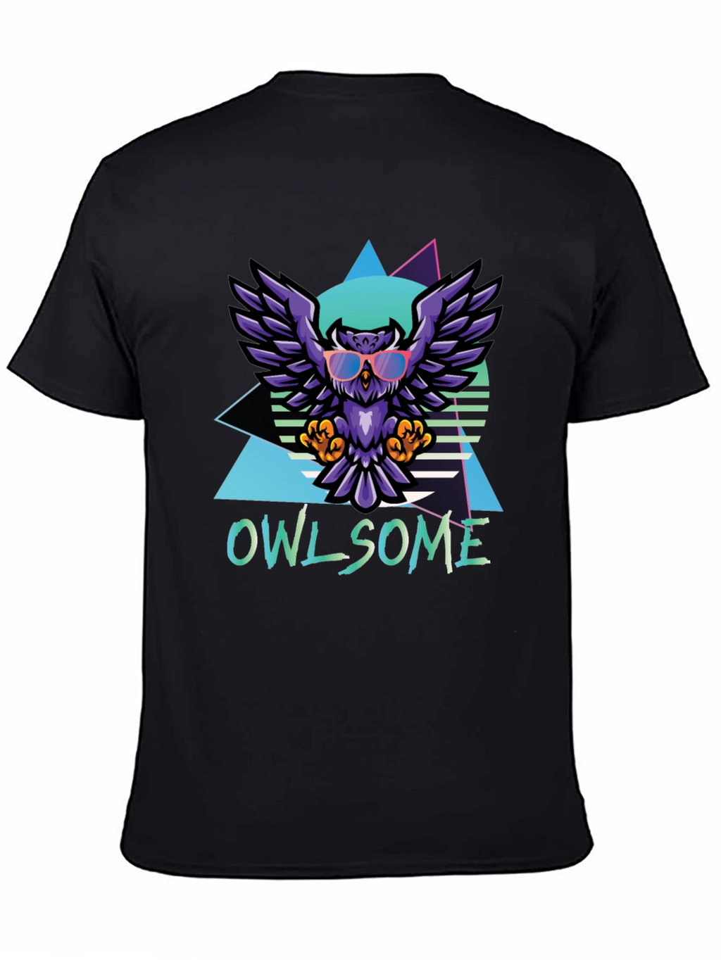 Owlsome Graphic Tee - Retro Style