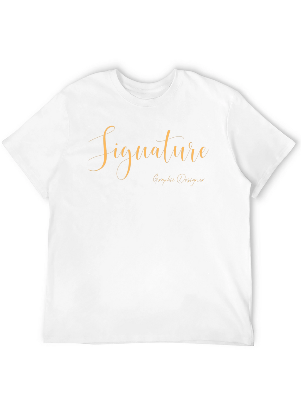 Signature Graphic Designer Black T-Shirt