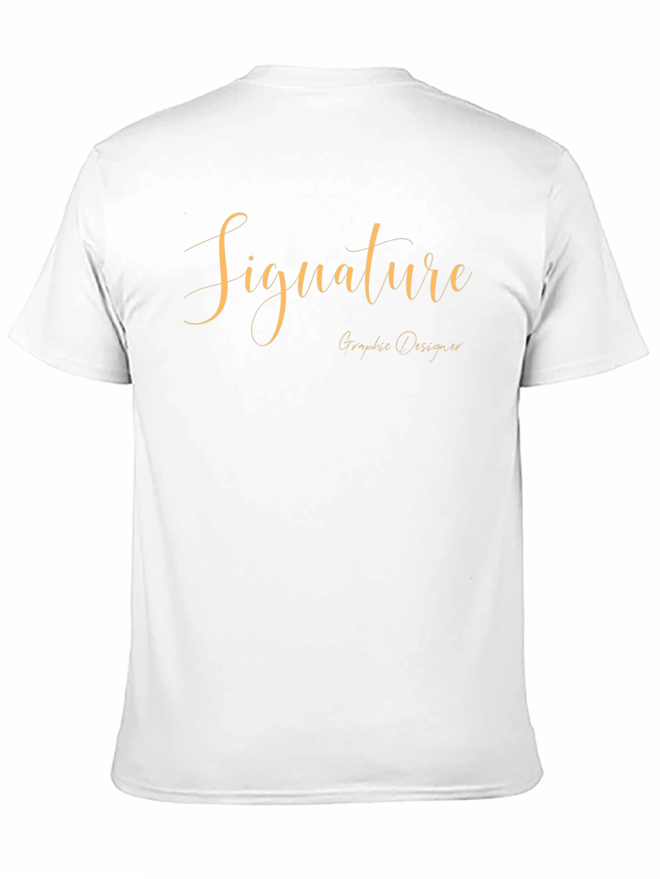 Signature Graphic Designer Black T-Shirt