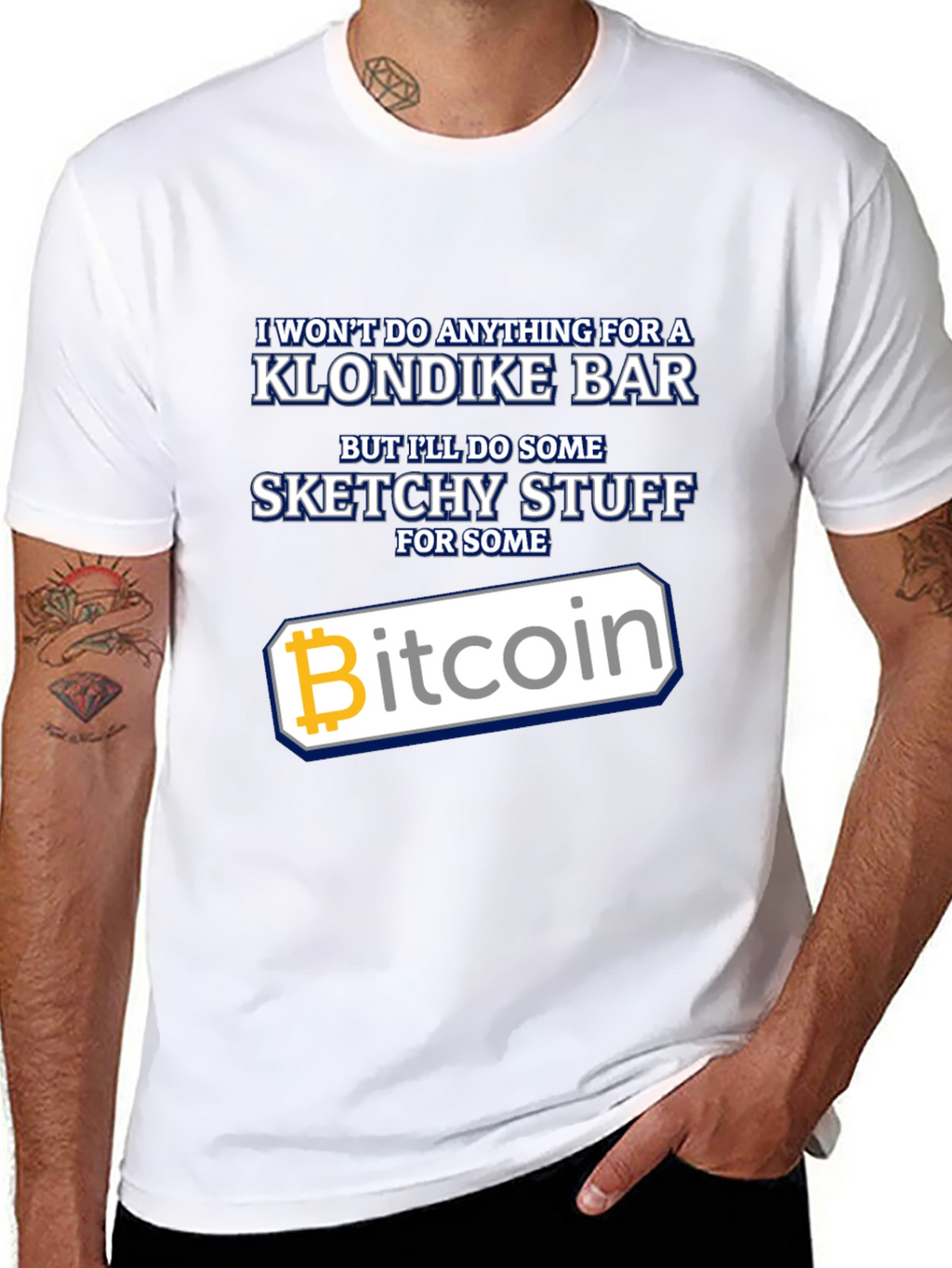Bitcoin Sketchy Stuff T-Shirt - Crypto Lover Tee