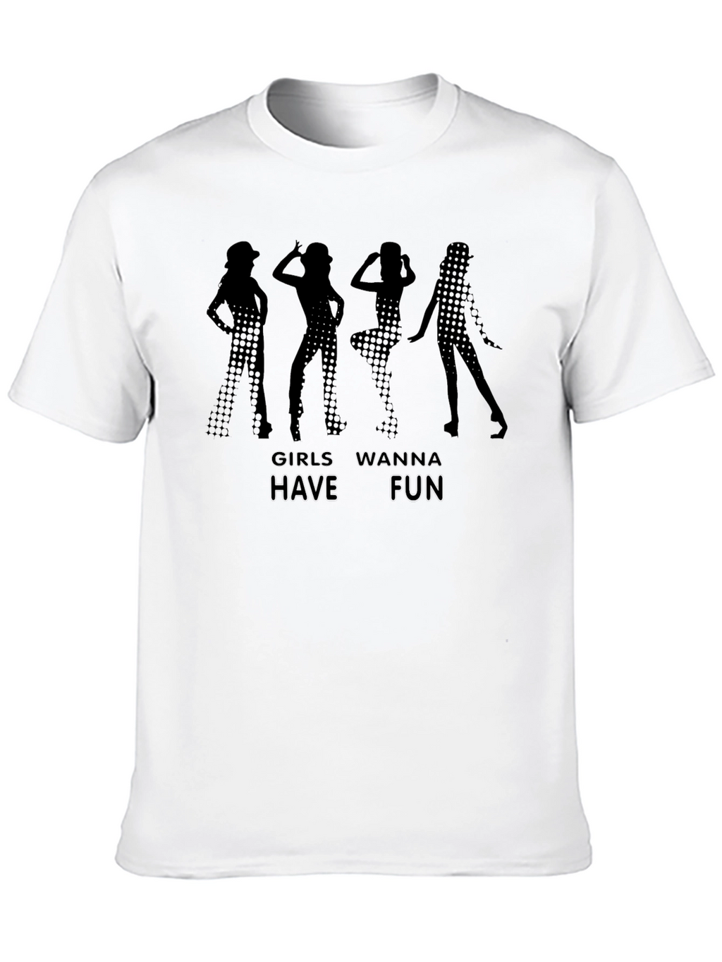 Girls Wanna Have Fun Black T-Shirt