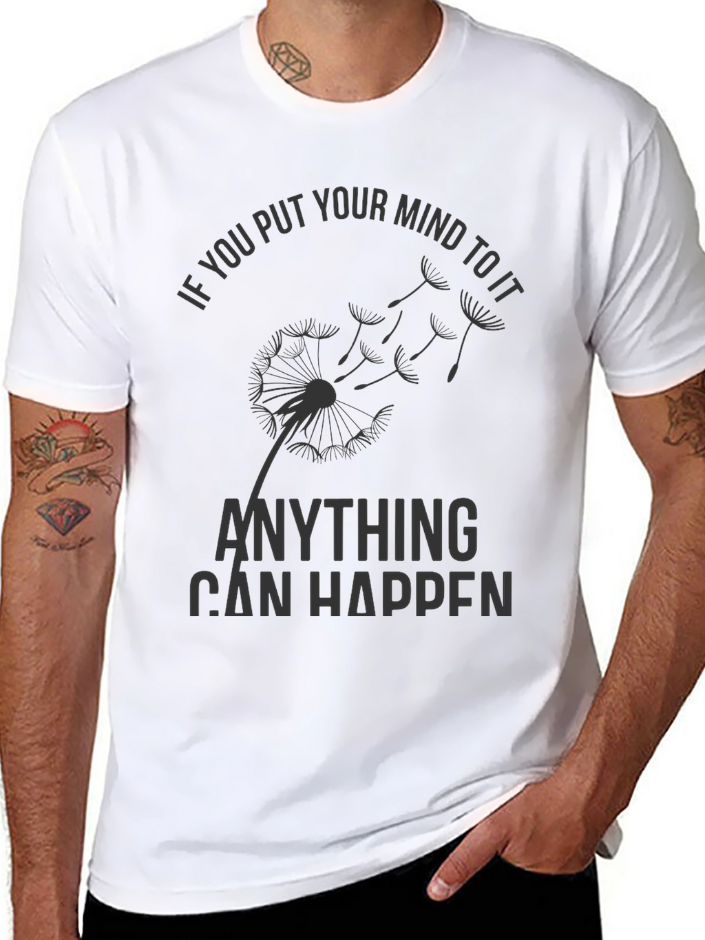 Inspirational Graphic Tee - Dandelion Wish