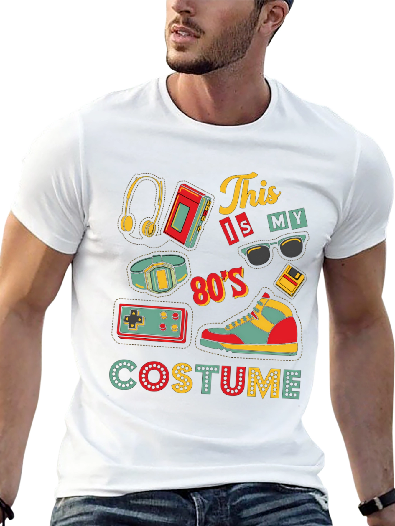 80s Costume T-Shirt - Retro Nostalgia