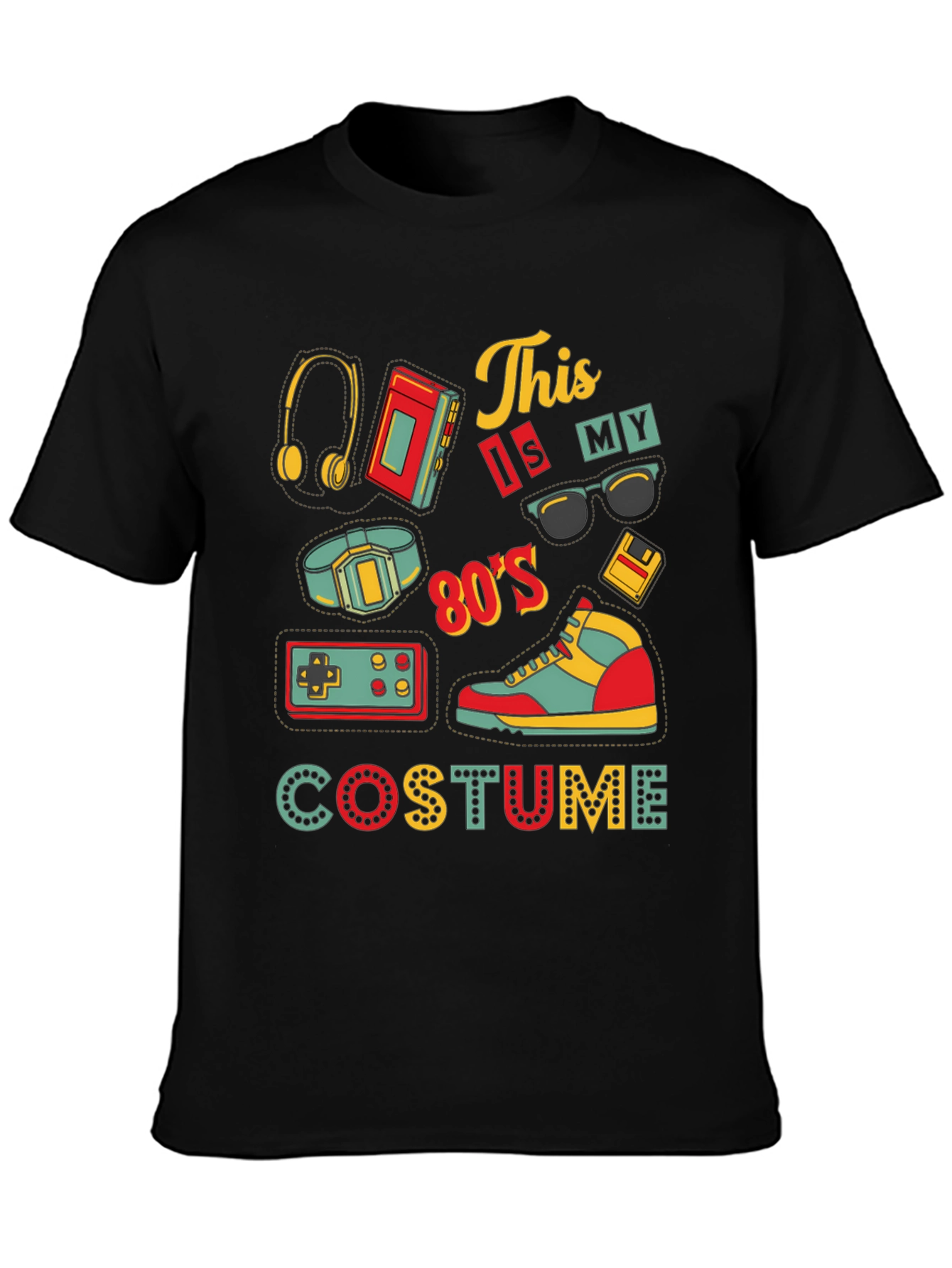 80s Costume T-Shirt - Retro Nostalgia