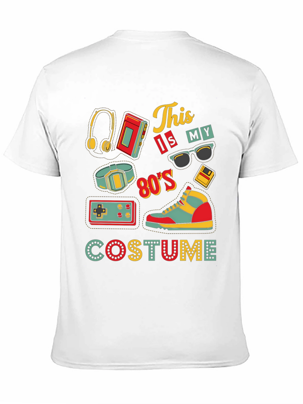 80s Costume T-Shirt - Retro Nostalgia