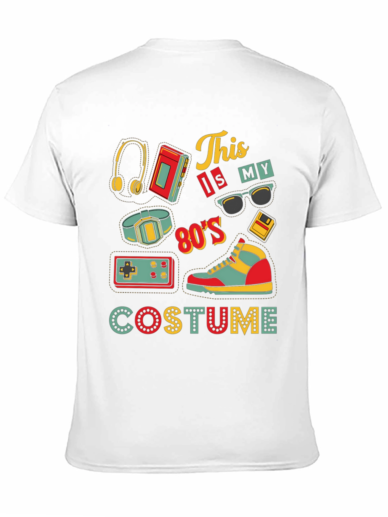 80s Costume T-Shirt - Retro Nostalgia