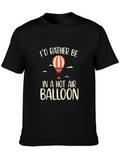 Hot Air Balloon Graphic T-Shirt - Adventure Awaits!