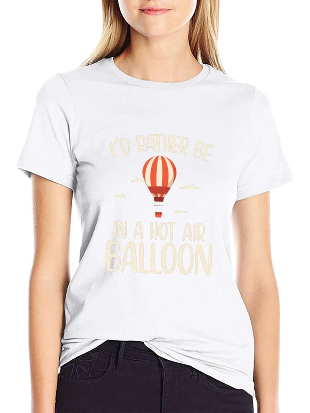 Hot Air Balloon Graphic T-Shirt - Adventure Awaits!