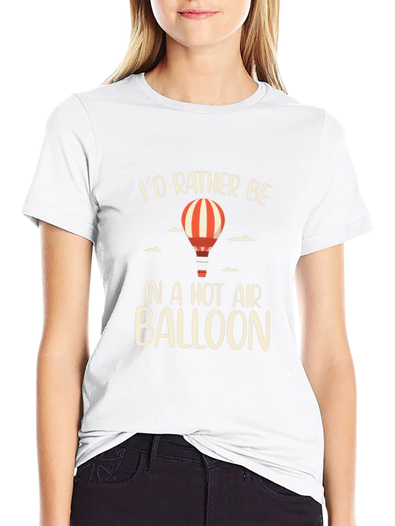 Hot Air Balloon Graphic T-Shirt - Adventure Awaits!