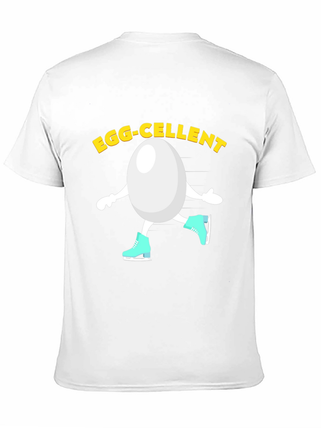 Egg-cellent Skating Egg Humor Graphic Tee