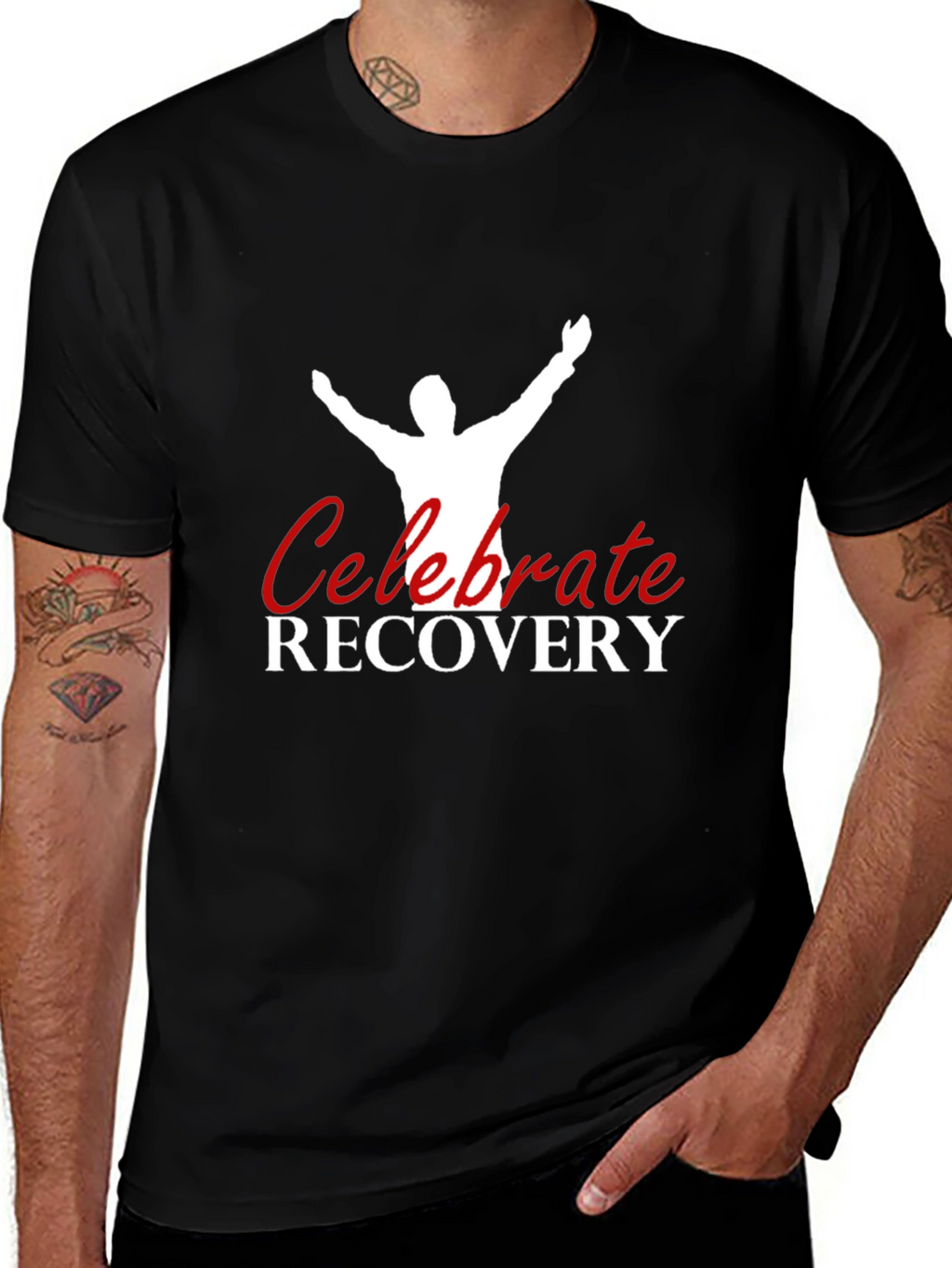 Celebrate Recovery T-Shirt - Black