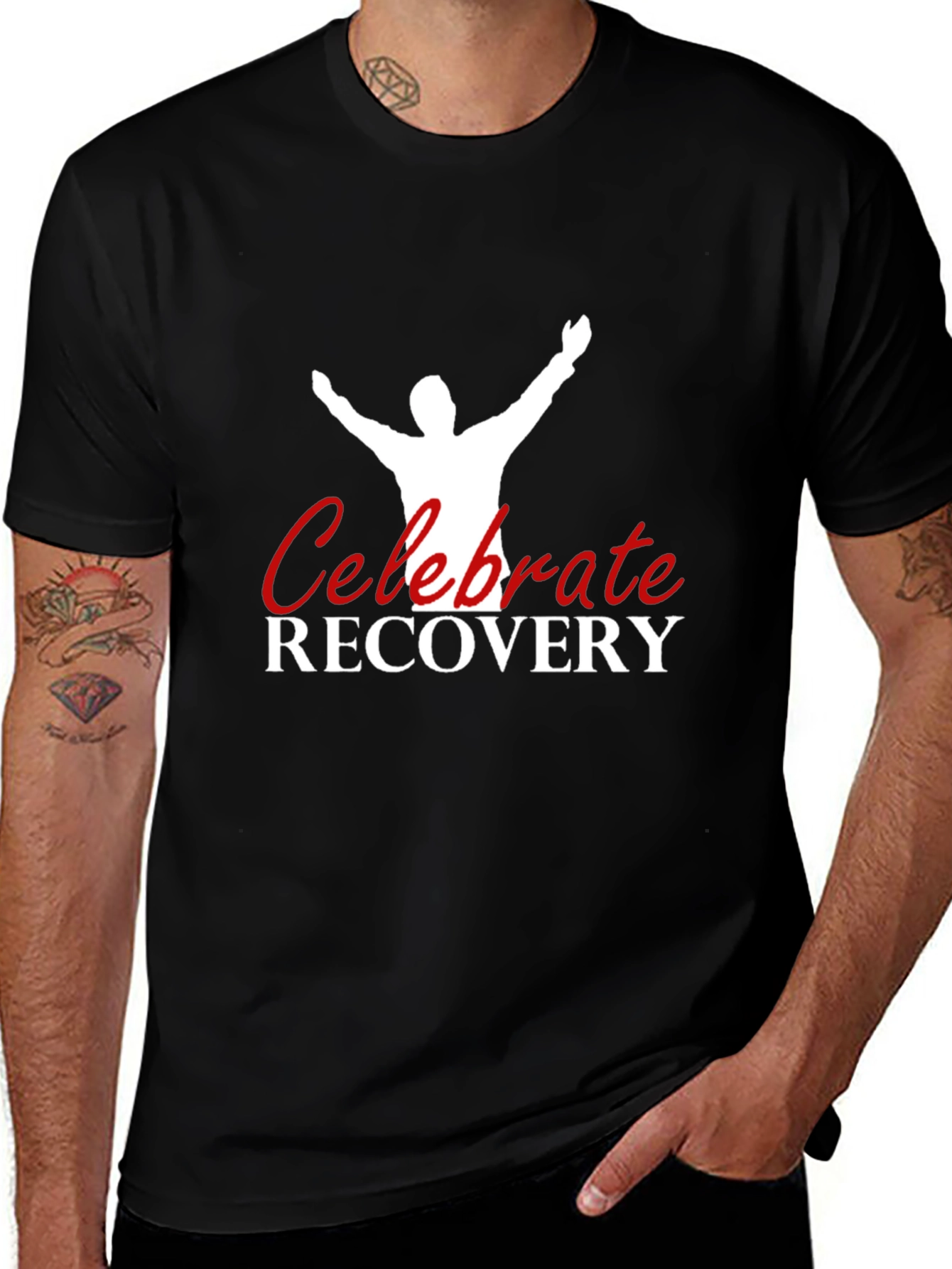 Celebrate Recovery T-Shirt - Black