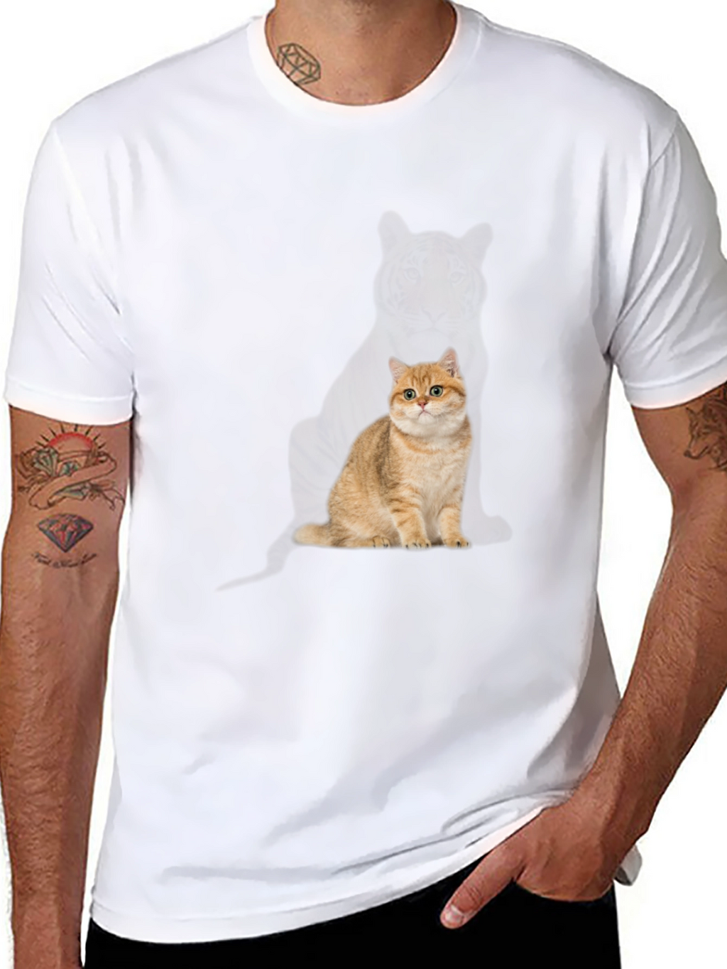 Cat Lovers Graphic Tee - Soft Cotton Blend