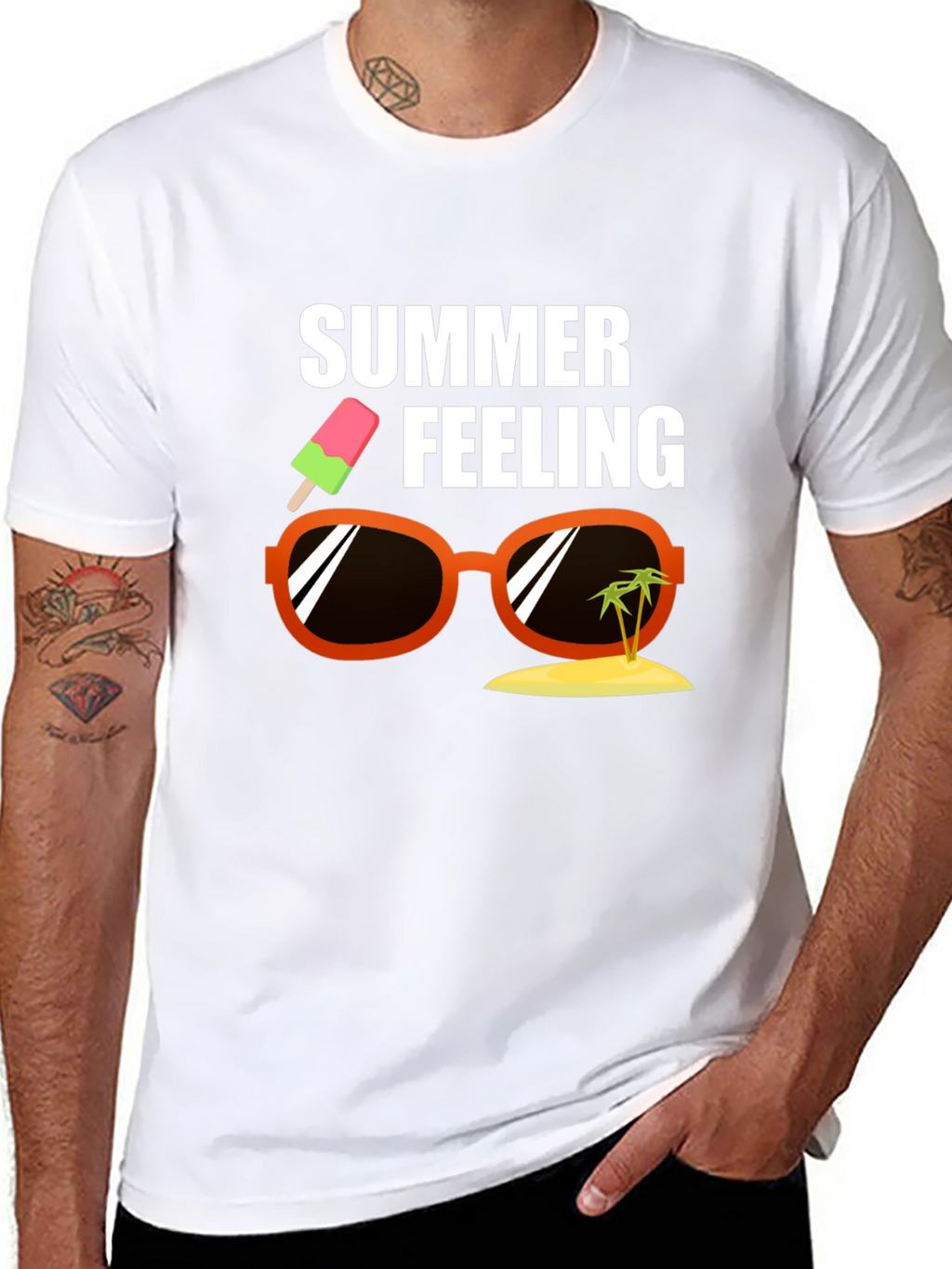 Summer Feeling Graphic Tee - Island Vibes