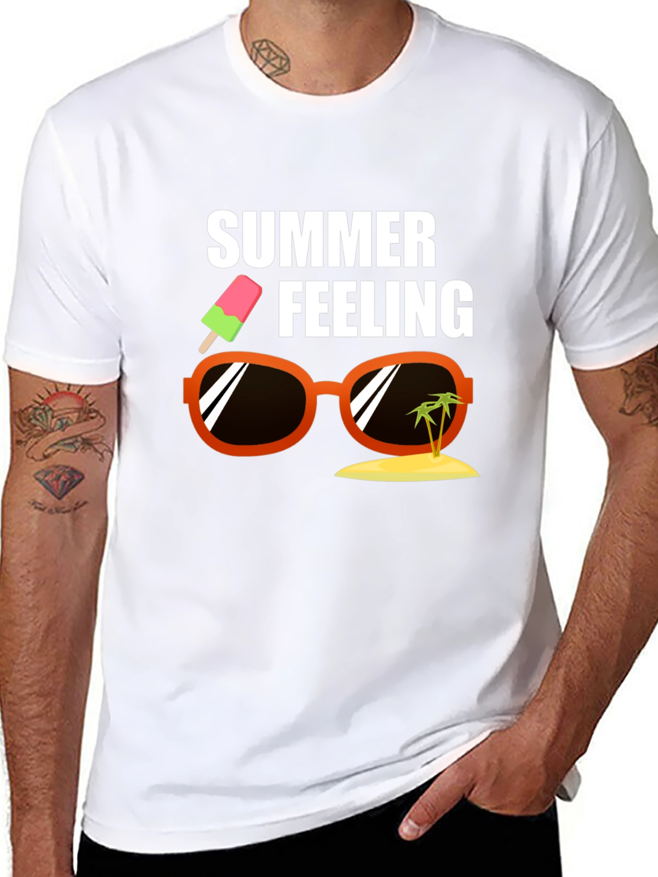 Summer Feeling Graphic Tee - Island Vibes