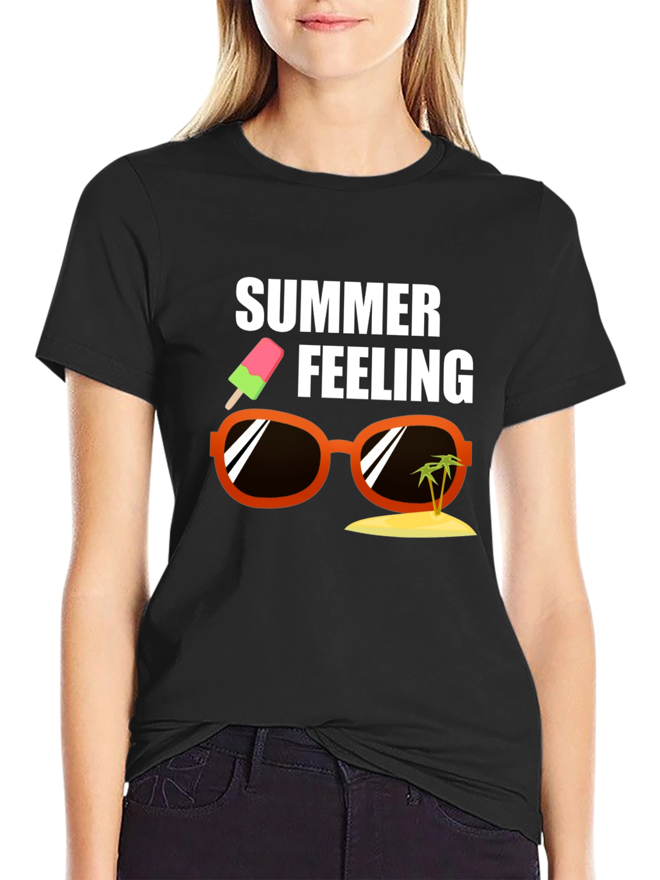 Summer Feeling Graphic Tee - Island Vibes